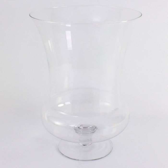 Vaso a coppa in vetro / Vaso per fiori CATANIA in vetro, trasparente,  53,5cm, Ø39,5cm