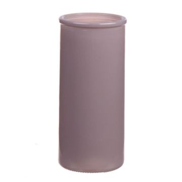 Vaso decorativo in vetro NELOKINTO, grigio, 12,2cm, Ø5,5cm