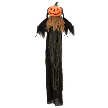 Zucca fantasma di Halloween VOLMAR, funzione suono e movimento, LED, 115cm, 115cm