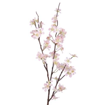 Ramo finto di fiori di melo LOUISA, fiorito, rosa-bianco, 85cm