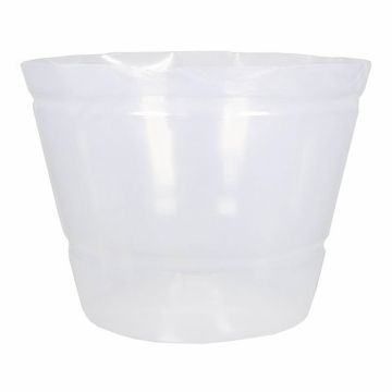 Contenitore in plastica KIPA per cesti di piante, impermeabile, trasparente, 38cm, Ø50cm