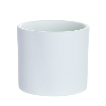 Vaso da piante in ceramica ALFIRK, struttura a sabbia, bianco antico, 17,5cm, Ø19,5cm