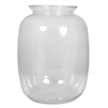 Vaso da fiori in vetro ELLIOTT, trasparente, 32cm, Ø23cm