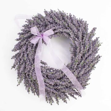 Corona di lavanda artificiale YLVIE, viola, Ø40cm