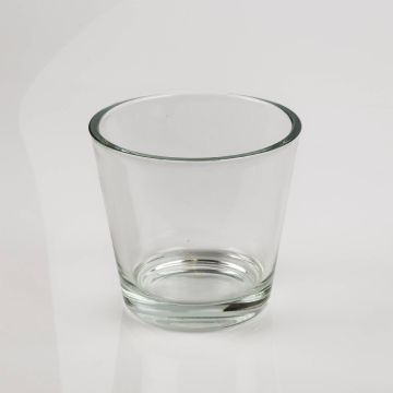 Vaso da fiori / Portacandela RANA, trasparente, 13 cm, Ø 14 cm