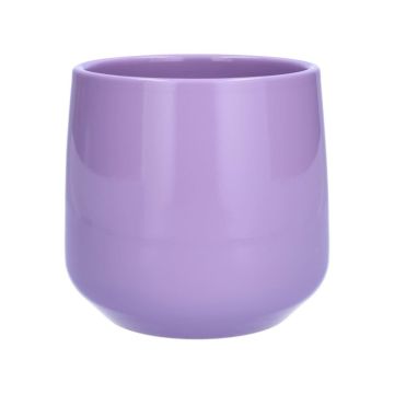 Cachepot ZIOKA in ceramica, viola, 20,8cm, Ø23,5cm