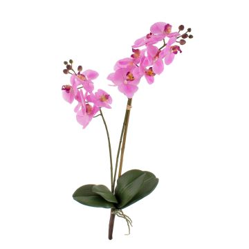 Orchidea Phalaenopsis di plastica CANDIDA su stelo, rosa, 65cm