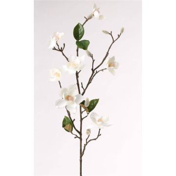 Ramo di magnolia finta MASAHI, crema, 90cm, Ø4-8cm