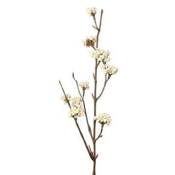 Ramo finto di callicarpa bodinieri LARINA con bacche, crema, 50cm