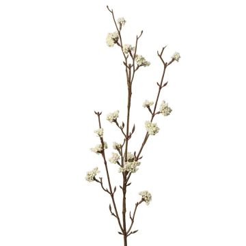 Ramo finto di callicarpa bodinieri LARINA con bacche, crema, 70cm