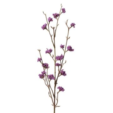 Ramo finto di callicarpa bodinieri LARINA con bacche, viola, 70cm