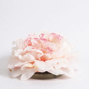 Fiore di peonia di plastica MEGAN, galleggiante, rosa, Ø15cm