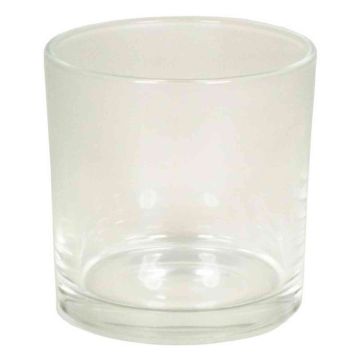 Vaso da fiori BRIAN, cilindro/rotondo, trasparente, 10 cm, Ø10 cm