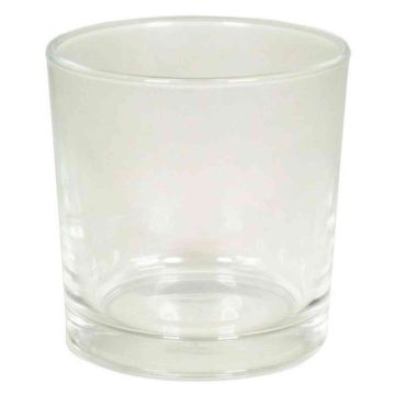 Vaso da fiori BRIAN, cilindro/rotondo, trasparente, 12cm, Ø11,5cm