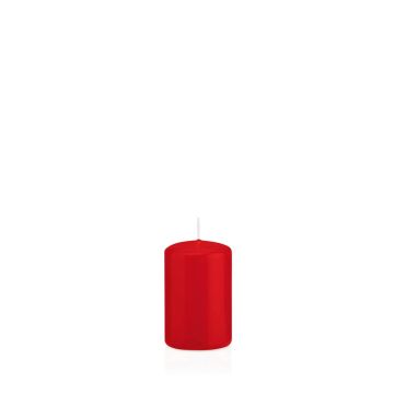 Candela votiva / Candela a colonna MAEVA, rosso, 8cm, Ø5cm, 18h - Made in Germany