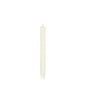 Candela lunga / Candela per candelabro TARALEA, avorio, 25cm, Ø2,3cm, 14h - Made in Germany