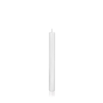 Candela lunga / Candela per candelabro TARALEA, bianco, 25cm, Ø2,3cm, 14h - Made in Germany