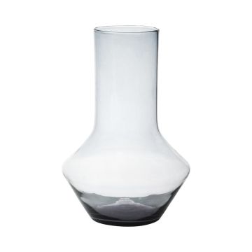 Vaso da fiori ENEDINA in vetro, riciclato, trasparente, 30cm, Ø19cm