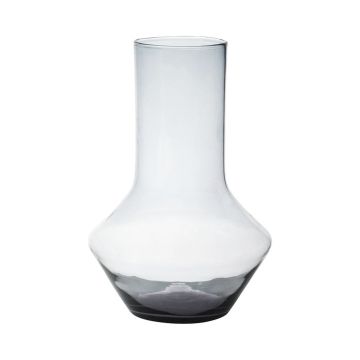 Vaso da fiori ENEDINA in vetro, riciclato, trasparente, 40cm, Ø26cm