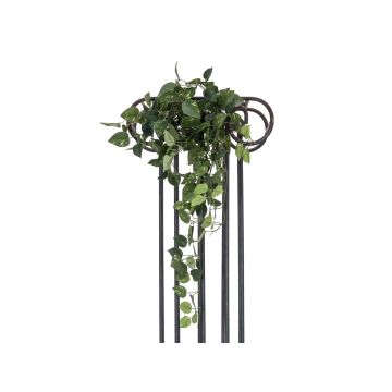 Viticcio di pothos finto AIDAN su stelo, verde-giallo, 60cm