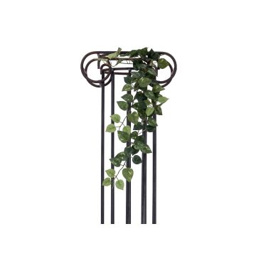 Viticcio di pothos finto AIDAN su stelo, verde-giallo, 70cm