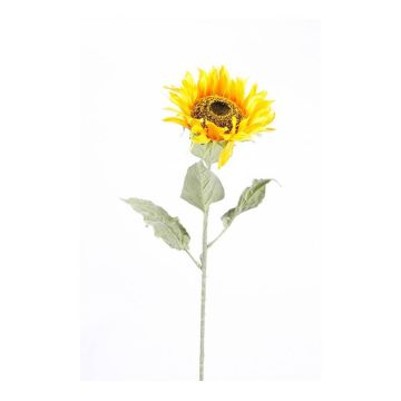 Girasole finto CORALINE, giallo, 80cm