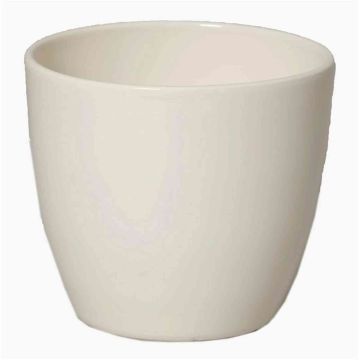 Piccolo vaso da fiori TEHERAN BASAR, ceramica, crema, 6,5cm, Ø8,5cm