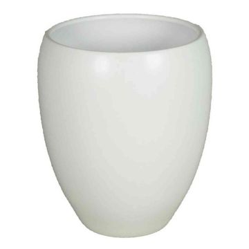 Vaso di ceramica URMIA MONUMENT, bianco-opaco, 23,5cm, Ø20cm