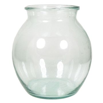 Vaso rotondo in vetro OLDRIK OCEAN, trasparente, 23cm, Ø21cm