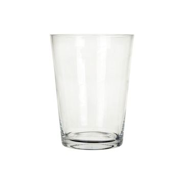 Vaso di fiori conico ANNA AIR di vetro, trasparente, 35cm, Ø24cm