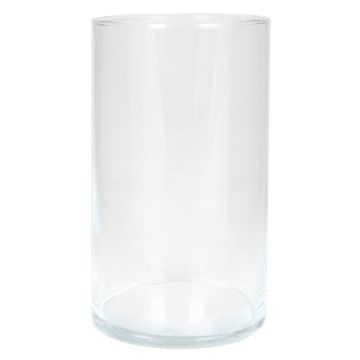 Vaso cilindrico di vetro SANYA OCEAN, trasparente, 20cm, Ø11,6cm